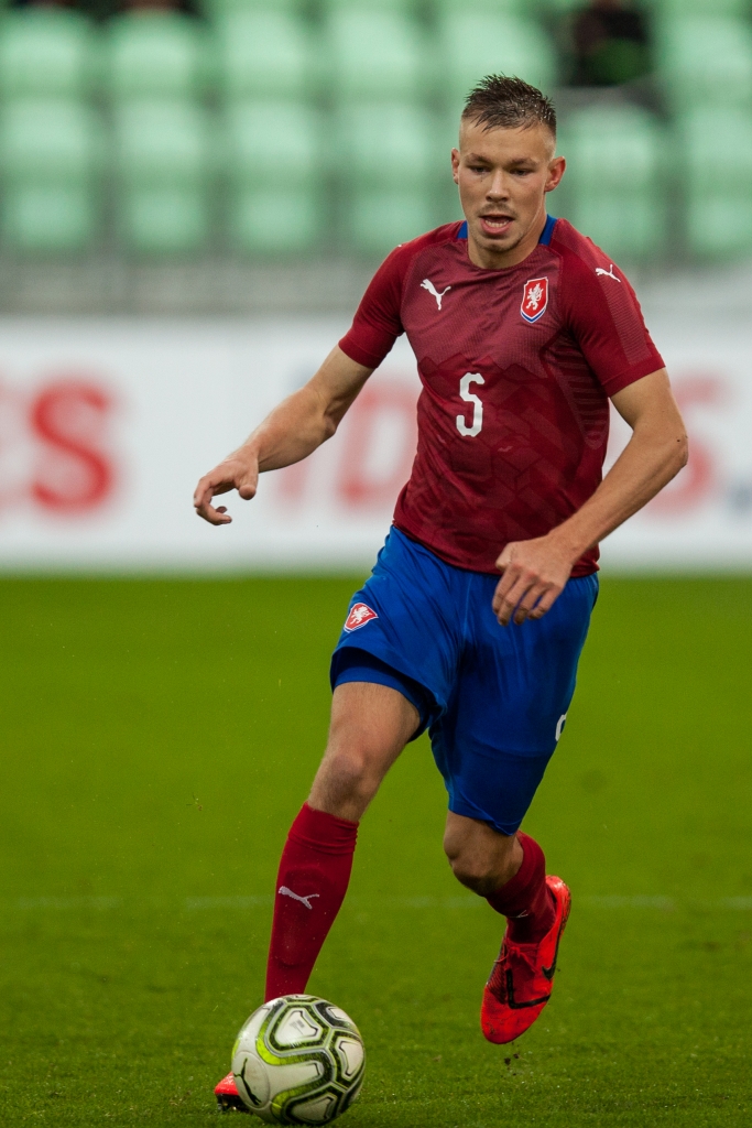 Dominik Plechatý v dresu reprezentace U21
