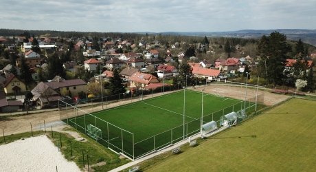 Areál Sokol Zvole — letecký záběr z dronu