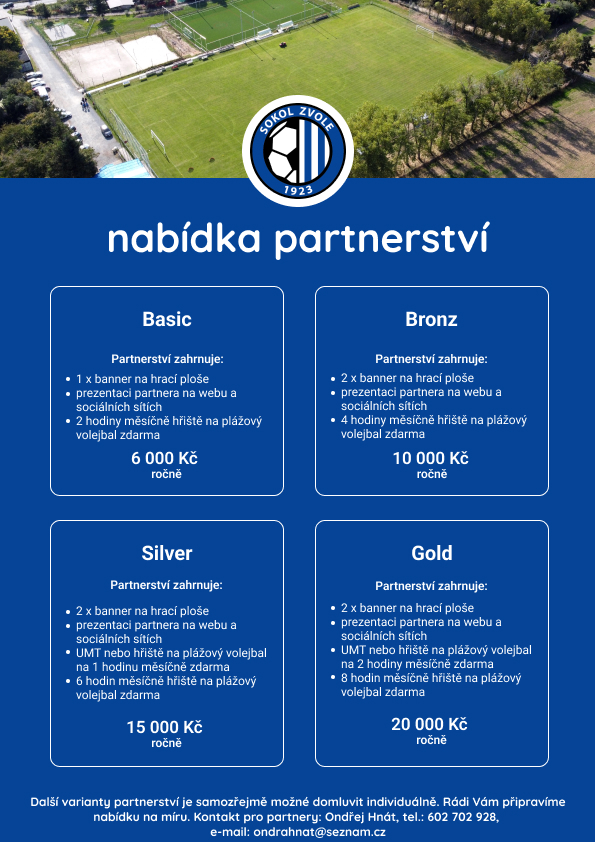 Nabídka partnerství se Sokolem Zvole — strana 1