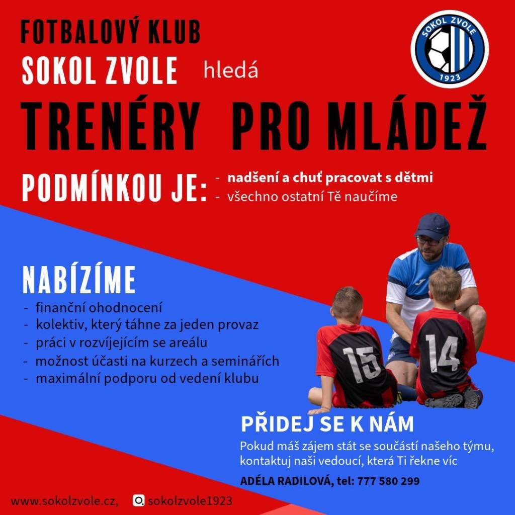 Hledáme trenéry